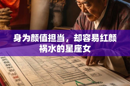 身为颜值担当，却容易红颜祸水的星座女