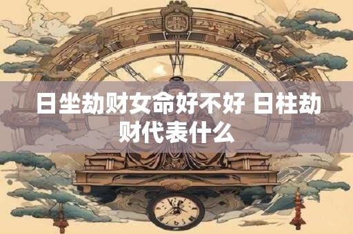 日坐劫财女命好不好 日柱劫财代表什么
