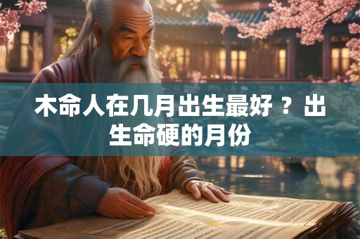 木命人哪个月的命最好？大林木命五行缺什么？