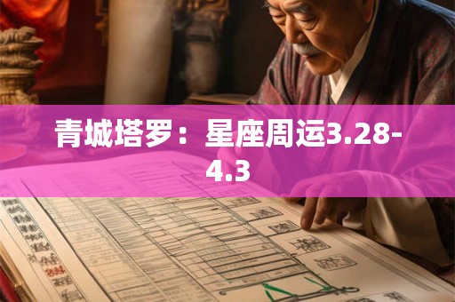 青城塔罗：星座周运3.28-4.3