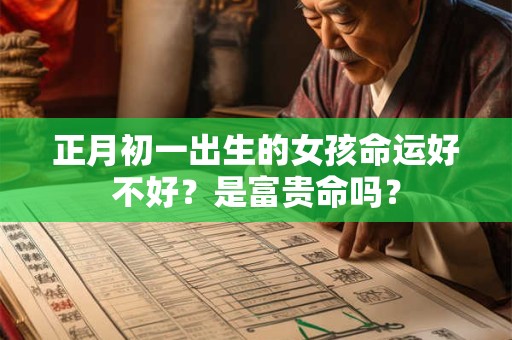 正月初一出生的女孩命运好不好？是富贵命吗？