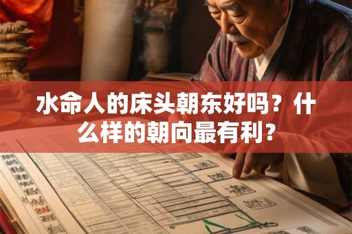 水命人的床头朝东好吗？什么样的朝向最有利？