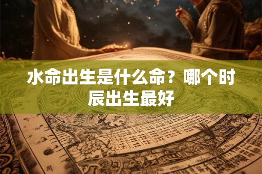 水命几月出生最有福 水命人需要注意什么