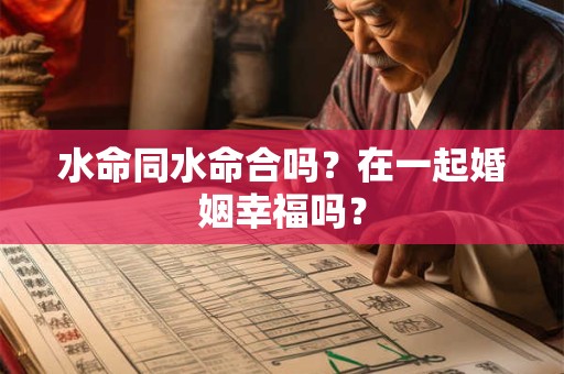 水命合适做什么生意？水命的人性格特点