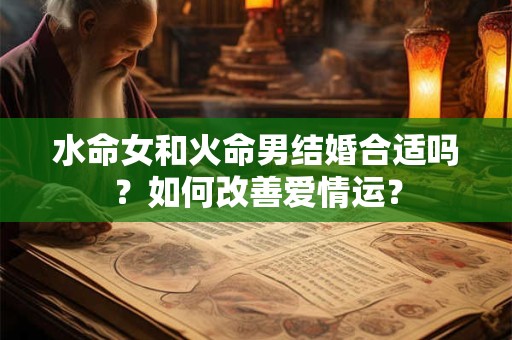 水命女孩有什么特征？水命人的性格特点