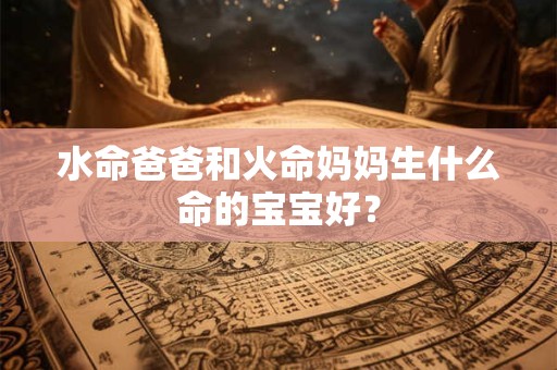 水命爸爸和火命妈妈生什么命的宝宝好？