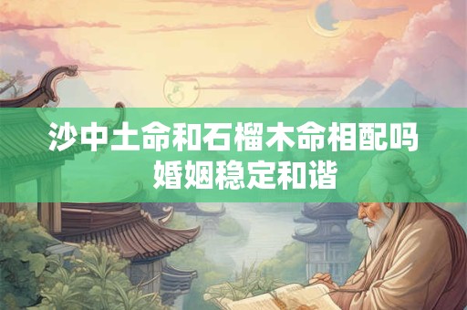 沙中土命做什么行业好 这些行业非常好