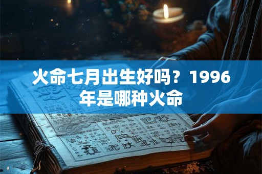 火命七月出生好吗？1996年是哪种火命