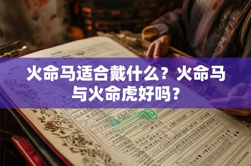 火命风水画选什么？天上火命哪种比较好？