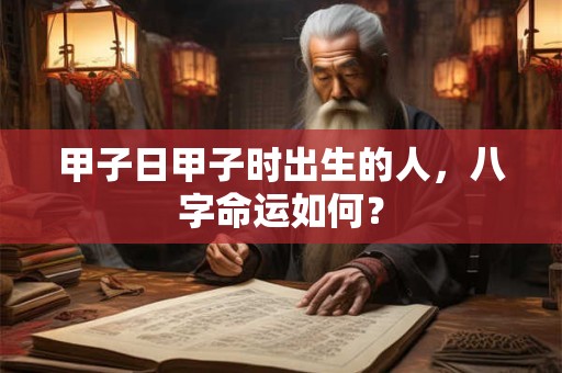 甲子日生人带天德贵人 真正命带天德贵人