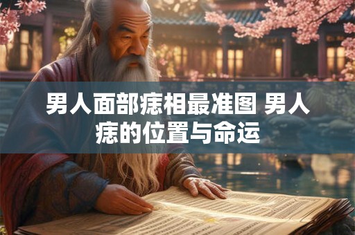男人面部痣的位置与命运 逢凶化吉运气佳