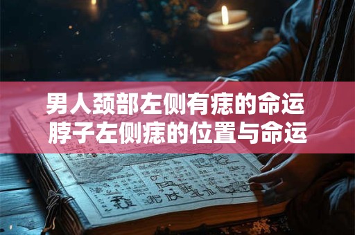 男人颈部左侧有痣的命运 脖子左侧痣的位置与命运