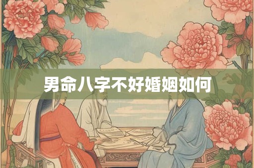 男命八字不好婚姻如何