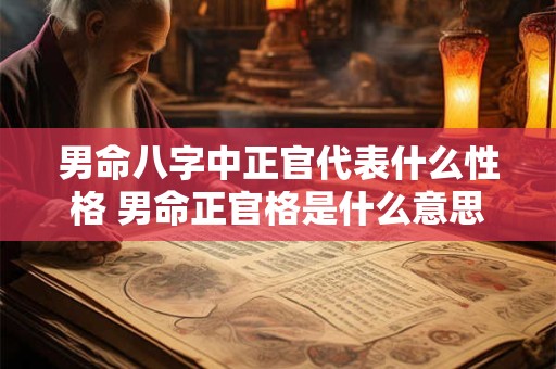 详细阅读:男命八字中正官代表什么性格 男命正官格是什么意思 男命八字中正官代表什么性格 男命正官格是什么意思