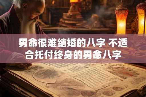 男命很难结婚的八字 不适合托付终身的男命八字