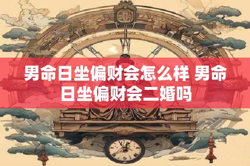 男命日坐偏财会怎么样 男命日坐偏财会二婚吗