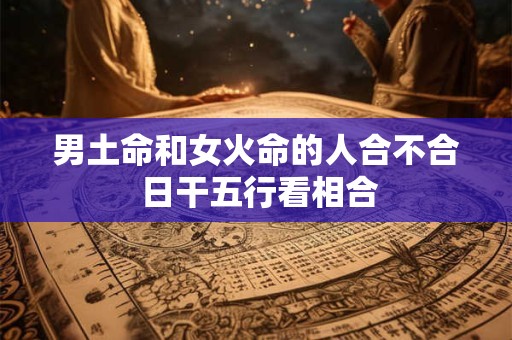男土命和女火命的人合不合 日干五行看相合