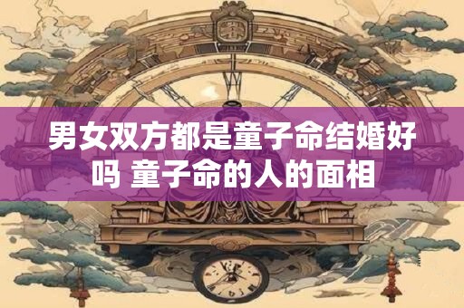 男女双方都是童子命结婚好吗 童子命的人的面相