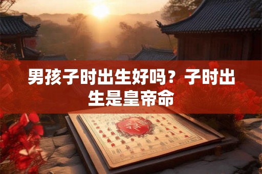 男孩子时出生好吗？子时出生是皇帝命