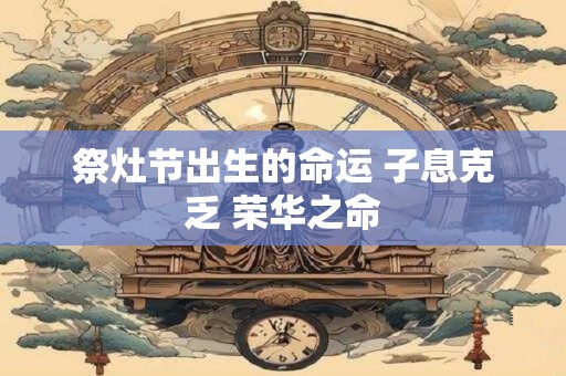 祭灶节出生的命运 子息克乏 荣华之命
