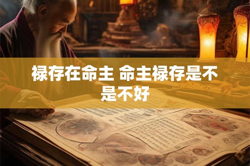 禄存在命主 命主禄存是不是不好