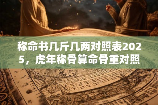 称命轻重对照表(称命重量表2025)