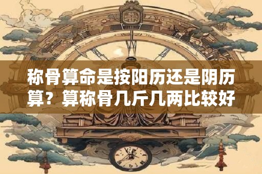 称骨算命年月日时重量表 正确完整称骨一生注解