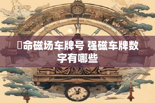 絶命磁场车牌号 强磁车牌数字有哪些