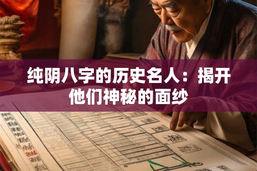 详细阅读:纯阴八字的历史名人:揭开他们神秘的面纱 纯阴八字的历史名人:揭开他们神秘的面纱