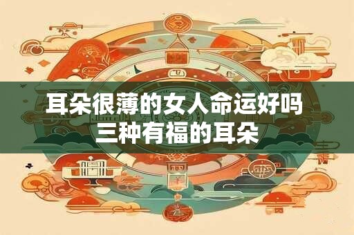 耳朵很薄的女人命运好吗 三种有福的耳朵