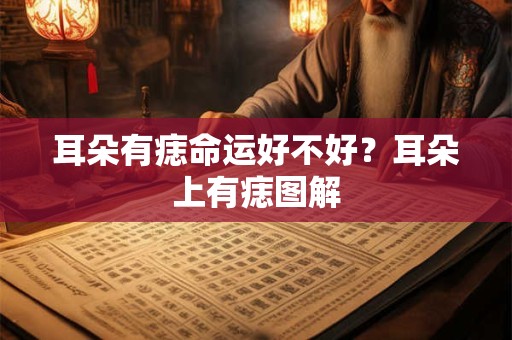 耳朵有痣命运好不好？耳朵上有痣图解