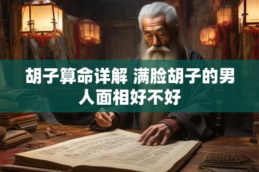 胡子算命详解 满脸胡子的男人面相好不好