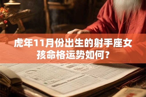 虎年11月份出生的射手座女孩命格运势如何？