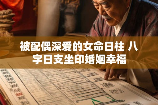 被配偶深爱的女命日柱 八字日支坐印婚姻幸福