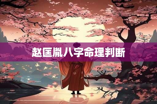 赵匡胤八字命理判断