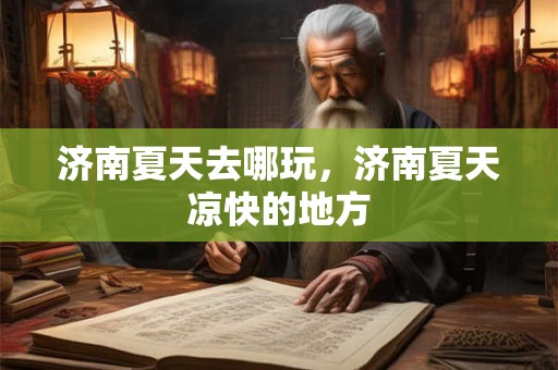 济南夏天去哪玩，济南夏天凉快的地方