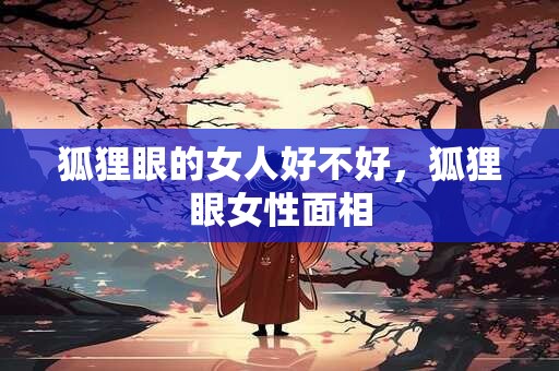狐狸眼的女人好不好，狐狸眼女性面相