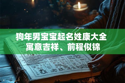 狗年男宝宝缺火名字 狗年男宝宝缺水缺金名字