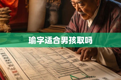 瑜字适合男孩取吗