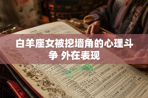 白羊座女被挖墙角的心理斗争 外在表现