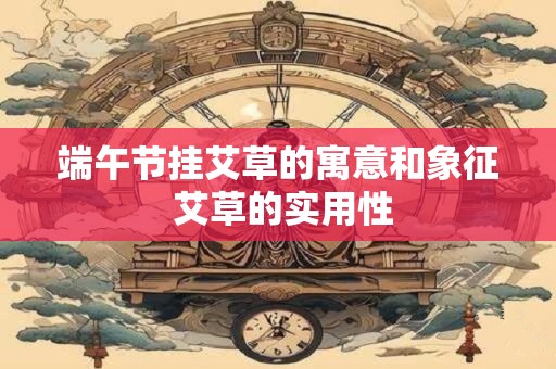 端午节挂艾草的寓意和象征 艾草的实用性