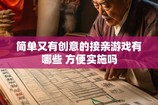 简单又有创意的接亲游戏有哪些 方便实施吗