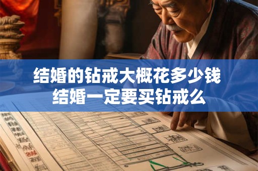 结婚的钻戒大概花多少钱 结婚一定要买钻戒么