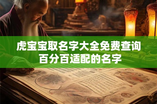 虎宝宝取什么偏旁的字好,虎宝宝名字大全有趣活泼