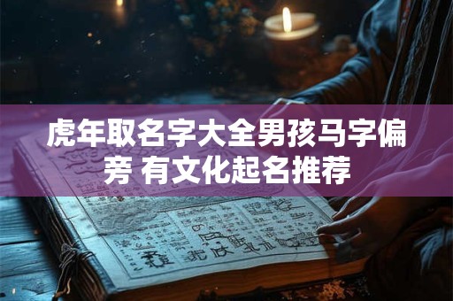 虎年取名字大全男孩马字偏旁 有文化起名推荐
