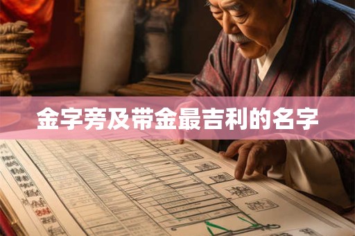 金字旁及带金最吉利的名字