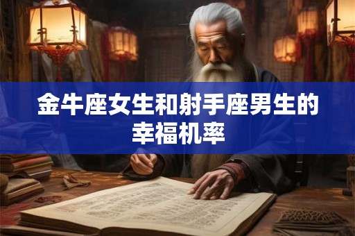 金牛座女生和巨蟹座男生的幸福机率