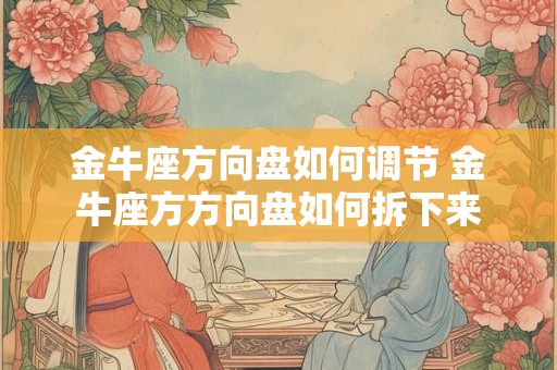 金牛座方向盘如何调节 金牛座方方向盘如何拆下来
