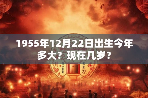1955年12月22日出生今年多大？现在几岁？