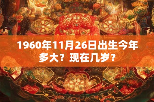 1960年11月21日出生今年多大？现在几岁？
